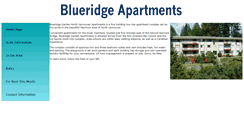 Desktop Screenshot of blueridgeapartments.com